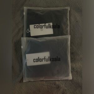 2 pairs BNWT Colorfulkoala leggings sz medium